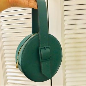 Hunter Green Round Bag